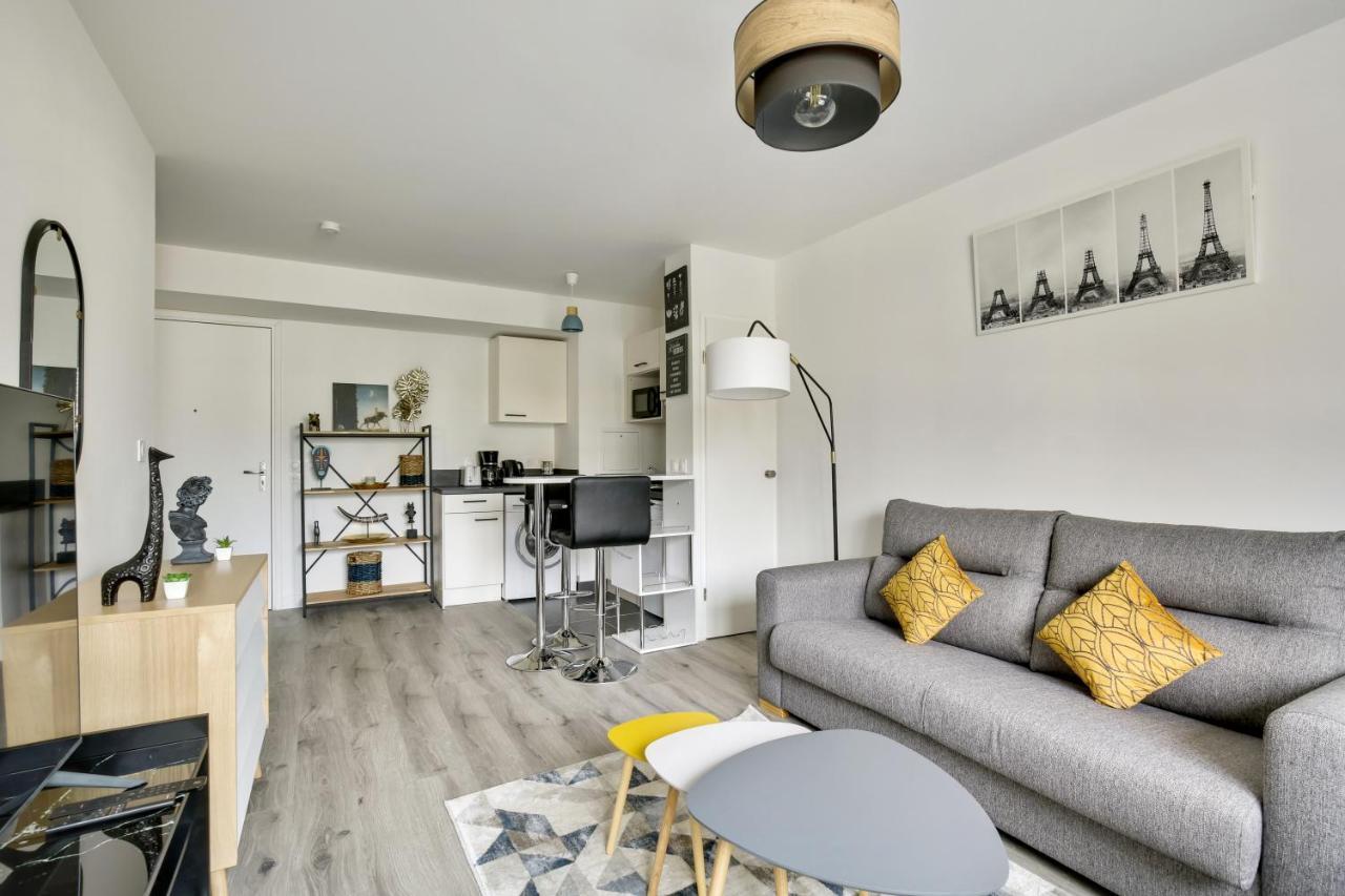 Chic Studio Near Paris - La Defense Bezons Bagian luar foto